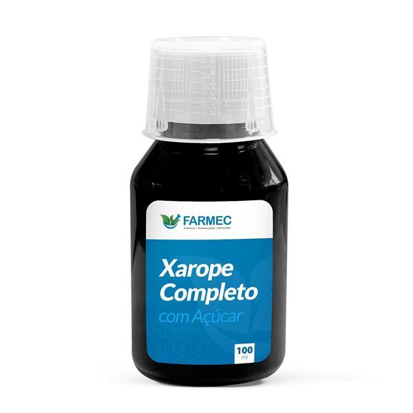 Xarope Completo com Açúcar 100ml